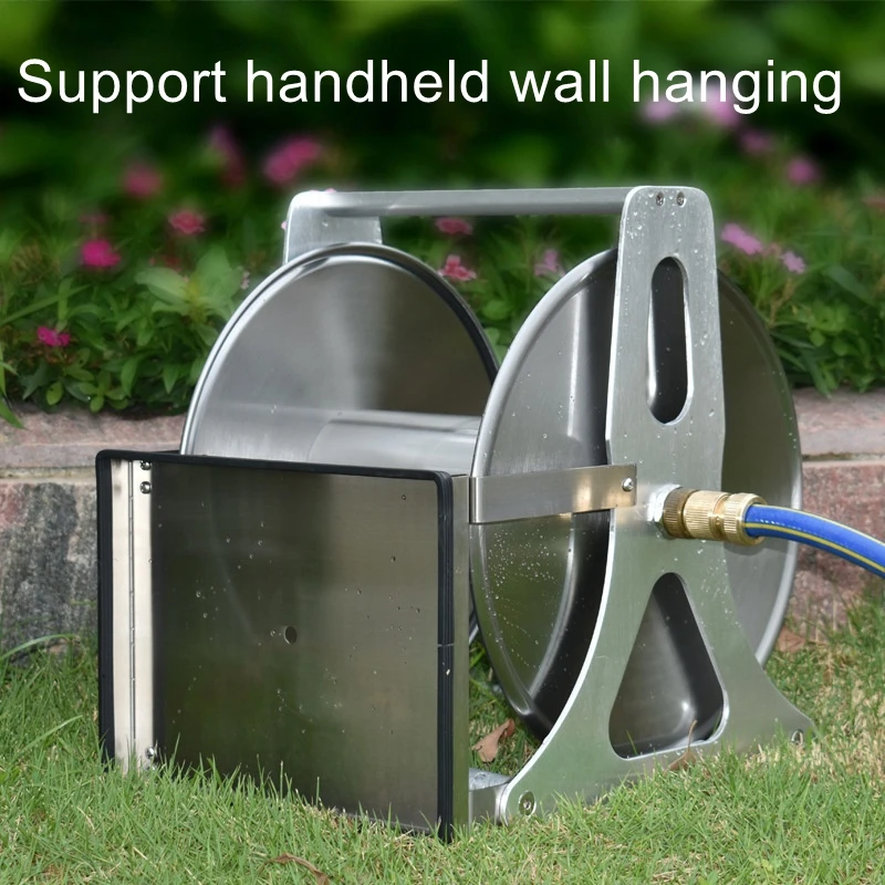 Stainless steel hose organizer watering garden hose household high pressure garden hose collector hose cart hose reeler
Stainless steel hose organizer watering garden hose household high pressure garden hose collector hose cart hose reeler