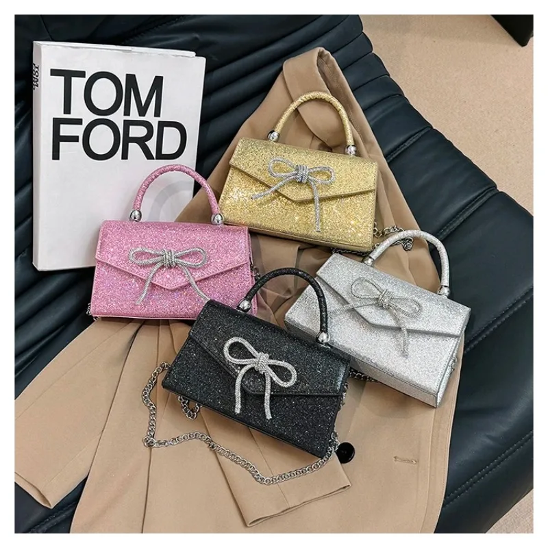 Fashion Small Bow Messenger Bags for Women PU Leather Purses and Handbags Female Designer Chains Shoulder Crossbody Bag 2024
Fashion Small Bow Messenger Bags for Women PU Leather Purses and Handbags Female Designer Chains Shoulder Crossbody Bag 2024