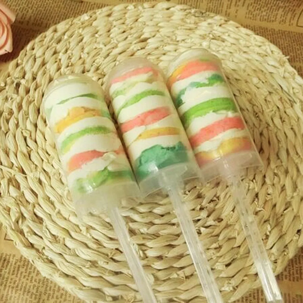 10Pcs Transparent Cake Push Container Food Safe Plastic 19Cm Easy Clean for Baking Decoration Cupcake Push Tube Party Favor
10Pcs Transparent Cake Push Container Food Safe Plastic 19Cm Easy Clean for Baking Decoration Cupcake Push Tube Party Favor