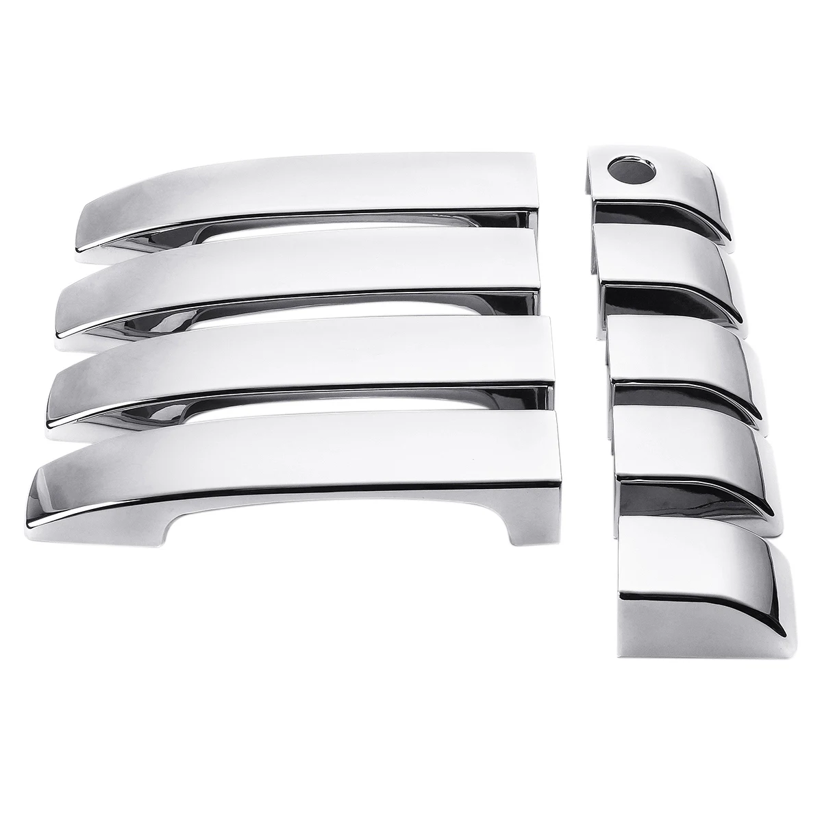 9Pcs Set for Land Rover Range Rover L322 -Vogue 2002-2013 ABS Chrome 4 Door Handle Covers
9Pcs Set for Land Rover Range Rover L322 -Vogue 2002-2013 ABS Chrome 4 Door Handle Covers