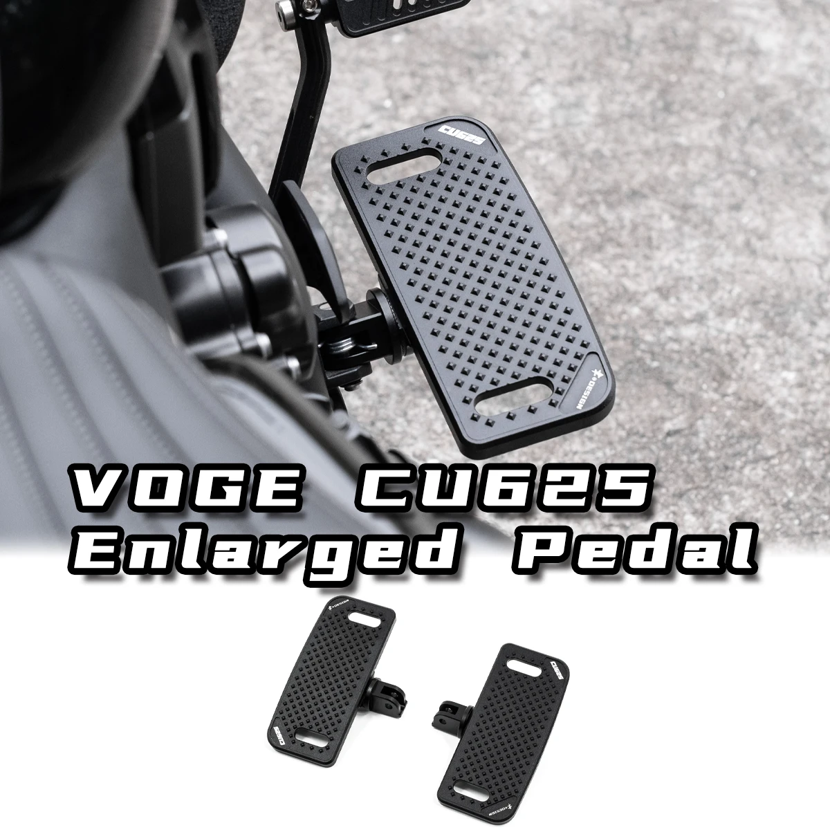 Motorcycle Lossless Installation Aluminum Alloy Stable Enlarged Front Pedal Footrest for VOGE CU625
Motorcycle Lossless Installation Aluminum Alloy Stable Enlarged Front Pedal Footrest for VOGE CU625