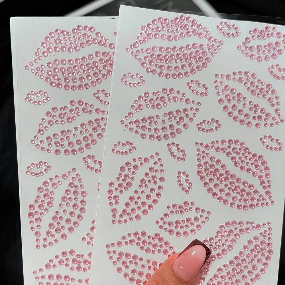 2Sheets Valentine's Day Face Gems Sexy Red Pink Lips Rhinestone Stickers for Face Body Self-Adhesive Party Makeup Tattoo Jewels
2Sheets Valentine's Day Face Gems Sexy Red Pink Lips Rhinestone Stickers for Face Body Self-Adhesive Party Makeup Tattoo Jewels