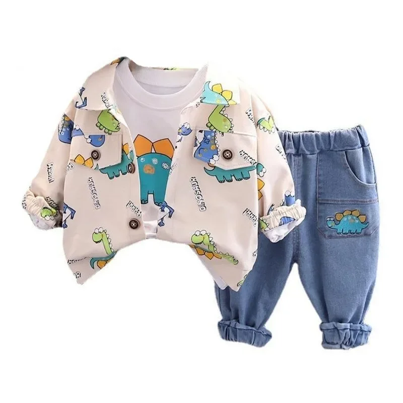 New Autumn Children Girls Clothes Boys Outfits Baby Cartoon Jacket T-Shirt Pants 3Pcs/Set Toddler Casual Costume Kids Sportswear
New Autumn Children Girls Clothes Boys Outfits Baby Cartoon Jacket T-Shirt Pants 3Pcs/Set Toddler Casual Costume Kids Sportswear