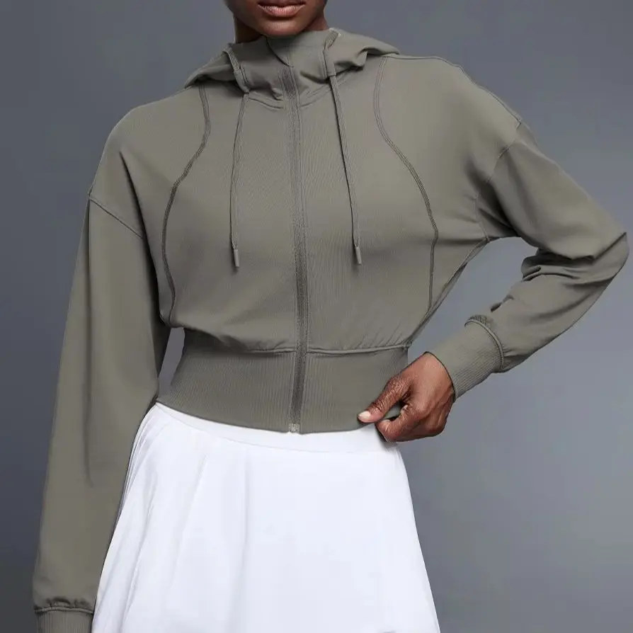 Autumn Winter Sport Jacket Woman Stand Collar Running Coat Windproof Warm Workout Clothes Golf Wear Gray White Female 2025
Autumn Winter Sport Jacket Woman Stand Collar Running Coat Windproof Warm Workout Clothes Golf Wear Gray White Female 2025