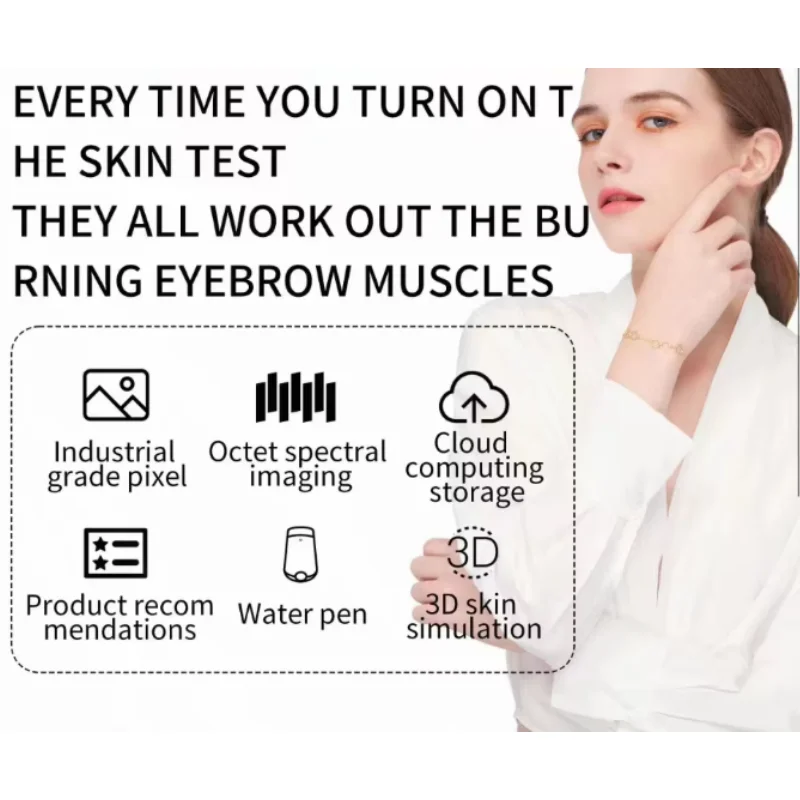 Professional 3D Facial Skin Analysis Machine For Beauty Business Portable & Precise Skin Scanner Detector For Rejuvenation
Professional 3D Facial Skin Analysis Machine For Beauty Business Portable & Precise Skin Scanner Detector For Rejuvenation
