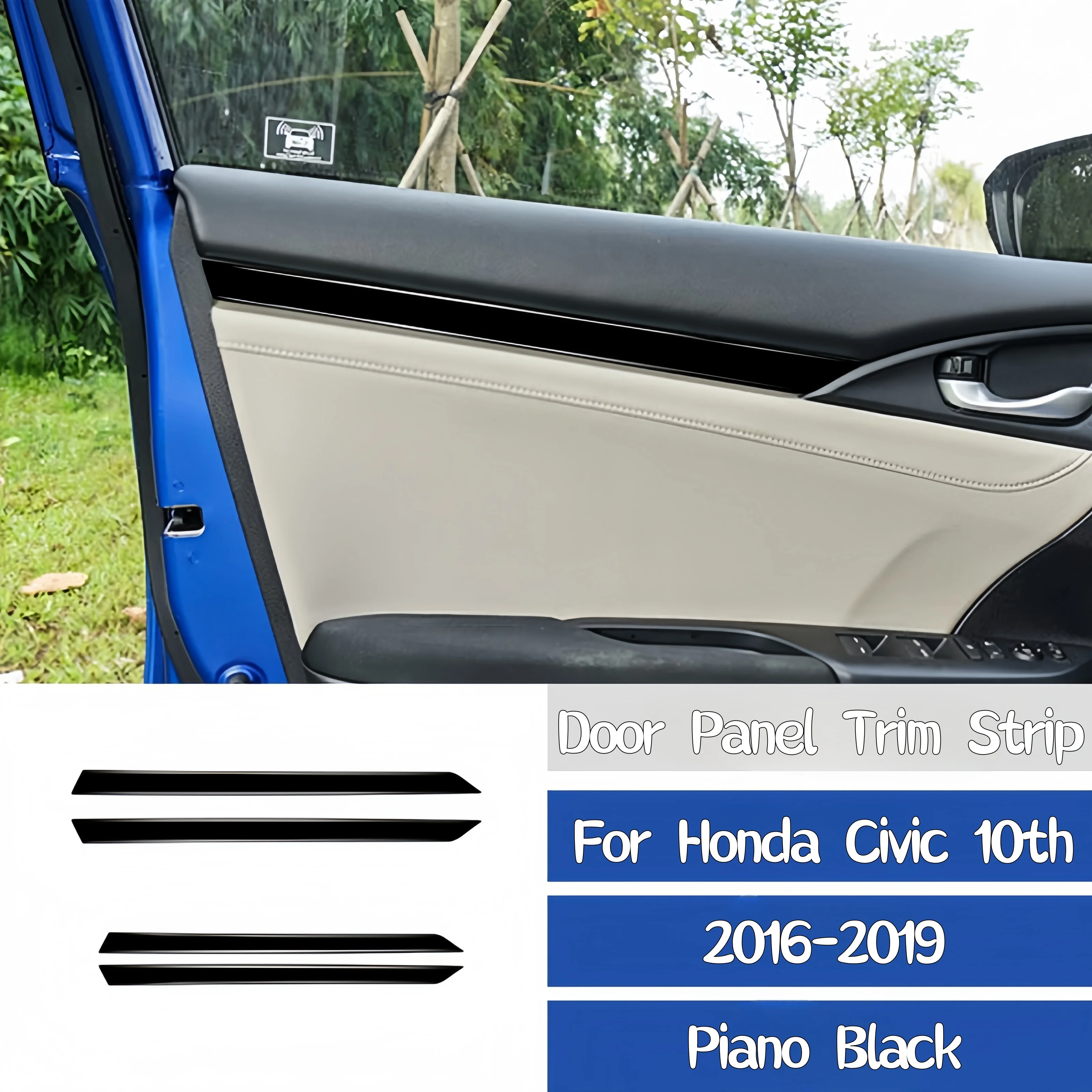 Для Honda Civic 10-го поколения 2016-2019 фортепиано черный салон автомобиля дверная панель отделка полоски декоративная наклейка Accesorios Para Auto
Для Honda Civic 10-го поколения 2016-2019 фортепиано черный салон автомобиля дверная панель отделка полоски декоративная наклейка Accesorios Para Auto