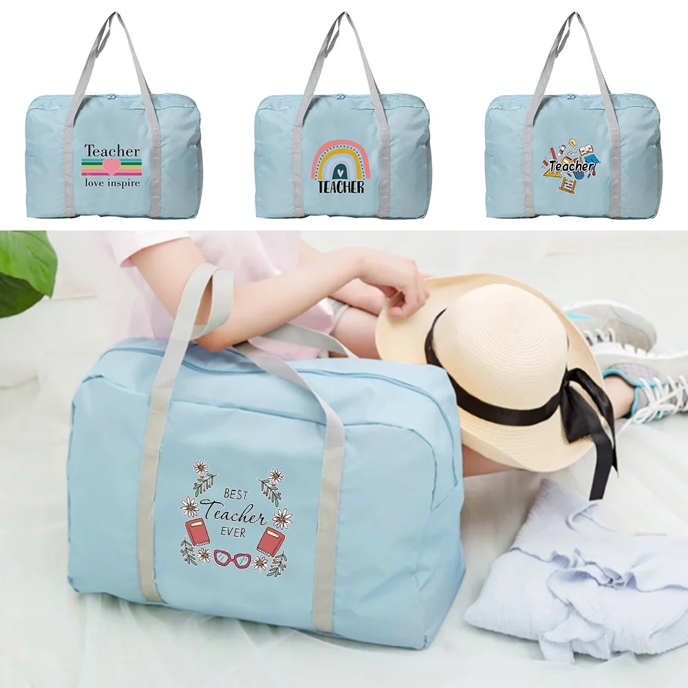 Travel Handbag Lightweight Reusable Large Capacity Teacher Pattern Printing Series Spacious Durable Duffel Storage Pack
Travel Handbag Lightweight Reusable Large Capacity Teacher Pattern Printing Series Spacious Durable Duffel Storage Pack