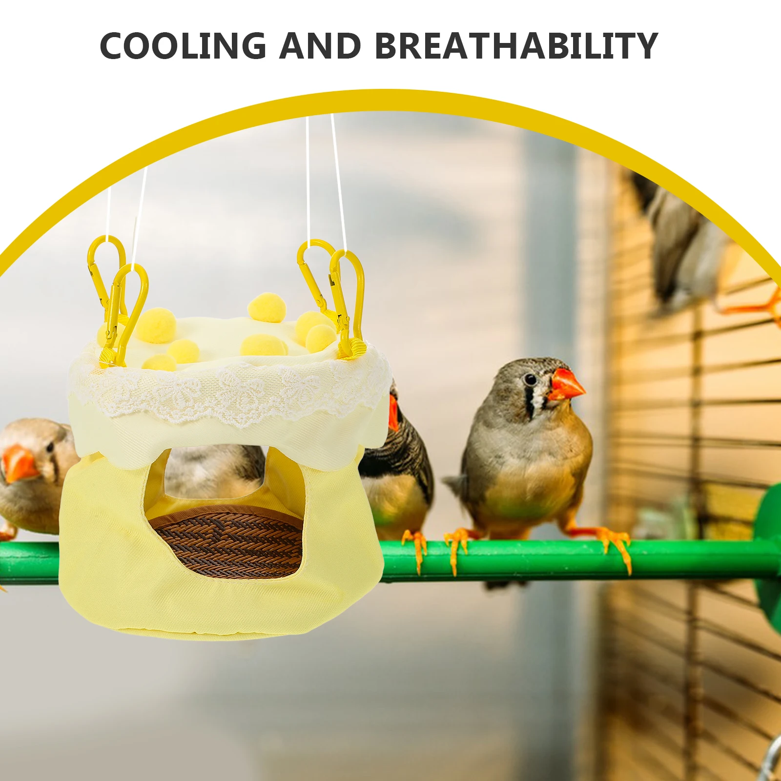 Parrot Cake Cooling Summer Hanging Bird House Breeding Cage Decorative Swing Bed Resting Pad Pet Supplies Bird Nest for Summer
Parrot Cake Cooling Summer Hanging Bird House Breeding Cage Decorative Swing Bed Resting Pad Pet Supplies Bird Nest for Summer