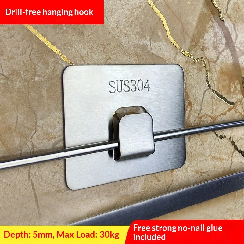 2PCS 304 Stainless Steel Bayonet Style Hook Card Steel Wire Storage Rack Buckle Non Perforated Wall Hanging Buckle Hardware
2PCS 304 Stainless Steel Bayonet Style Hook Card Steel Wire Storage Rack Buckle Non Perforated Wall Hanging Buckle Hardware