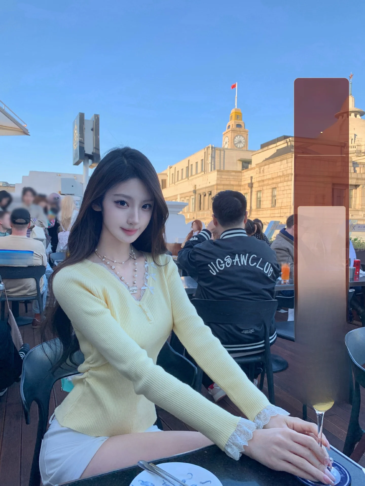 OKMAOP Women's V-Ne Knitted Top Lace Trim Slim Fit Base Layer irt Commute Sle Long Sve Pure Color Button Closure
OKMAOP Women's V-Ne Knitted Top Lace Trim Slim Fit Base Layer irt Commute Sle Long Sve Pure Color Button Closure