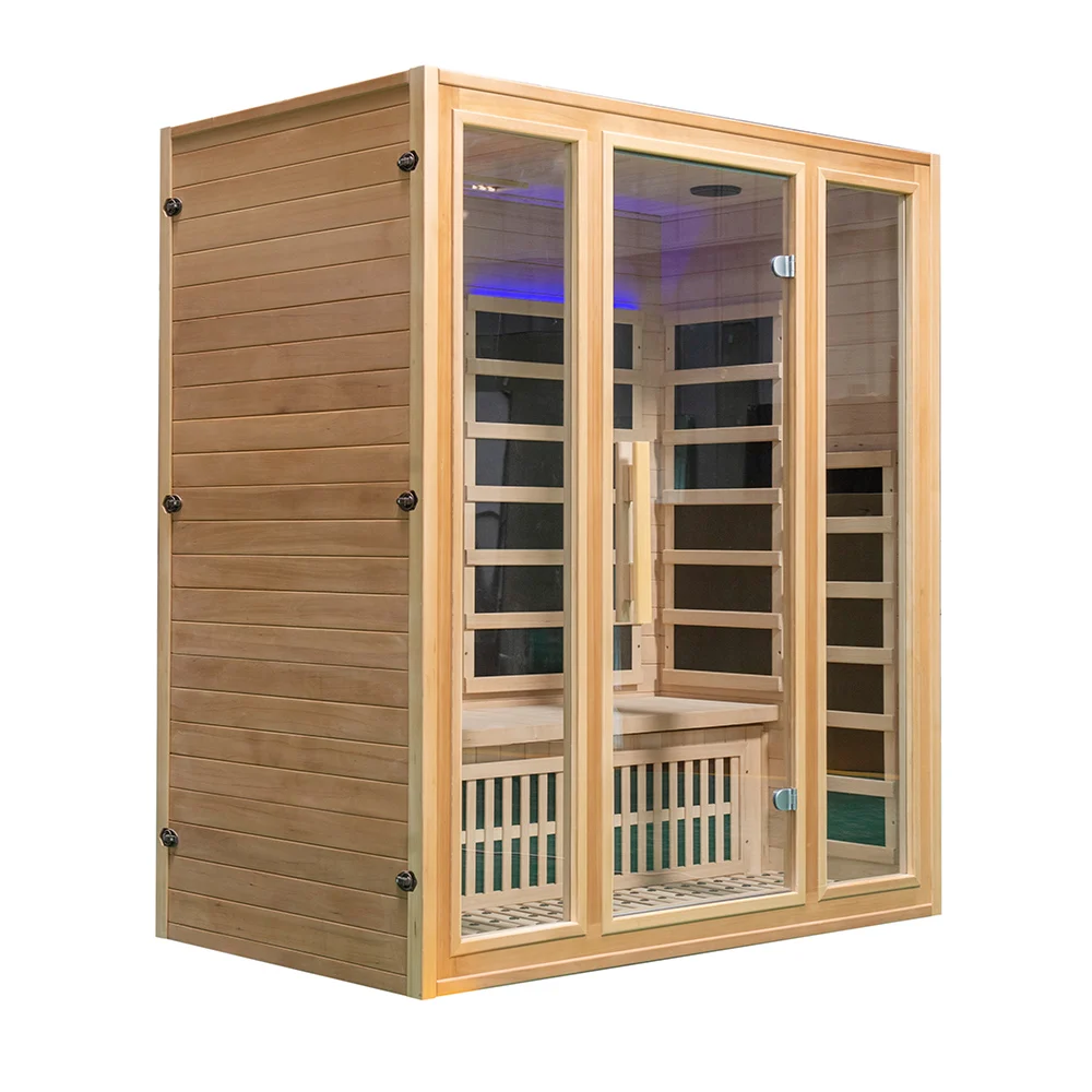 3 Person Sauna Home Use Solid Wood Indoor Dry Sauna Room
3 Person Sauna Home Use Solid Wood Indoor Dry Sauna Room