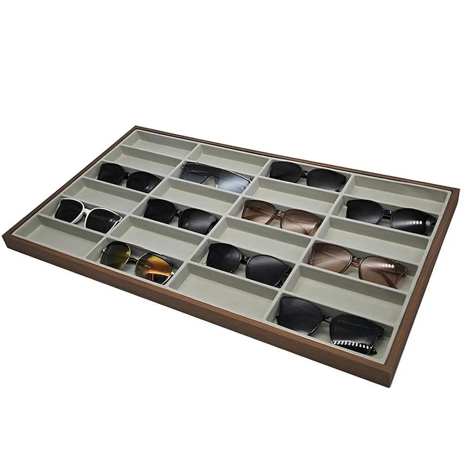 Glasses Display Tray Portable Multipurpose Jewelry Holder Eyewear Storage Case for Sunglasses Eye Glasses Watch Necklace Store
Glasses Display Tray Portable Multipurpose Jewelry Holder Eyewear Storage Case for Sunglasses Eye Glasses Watch Necklace Store
