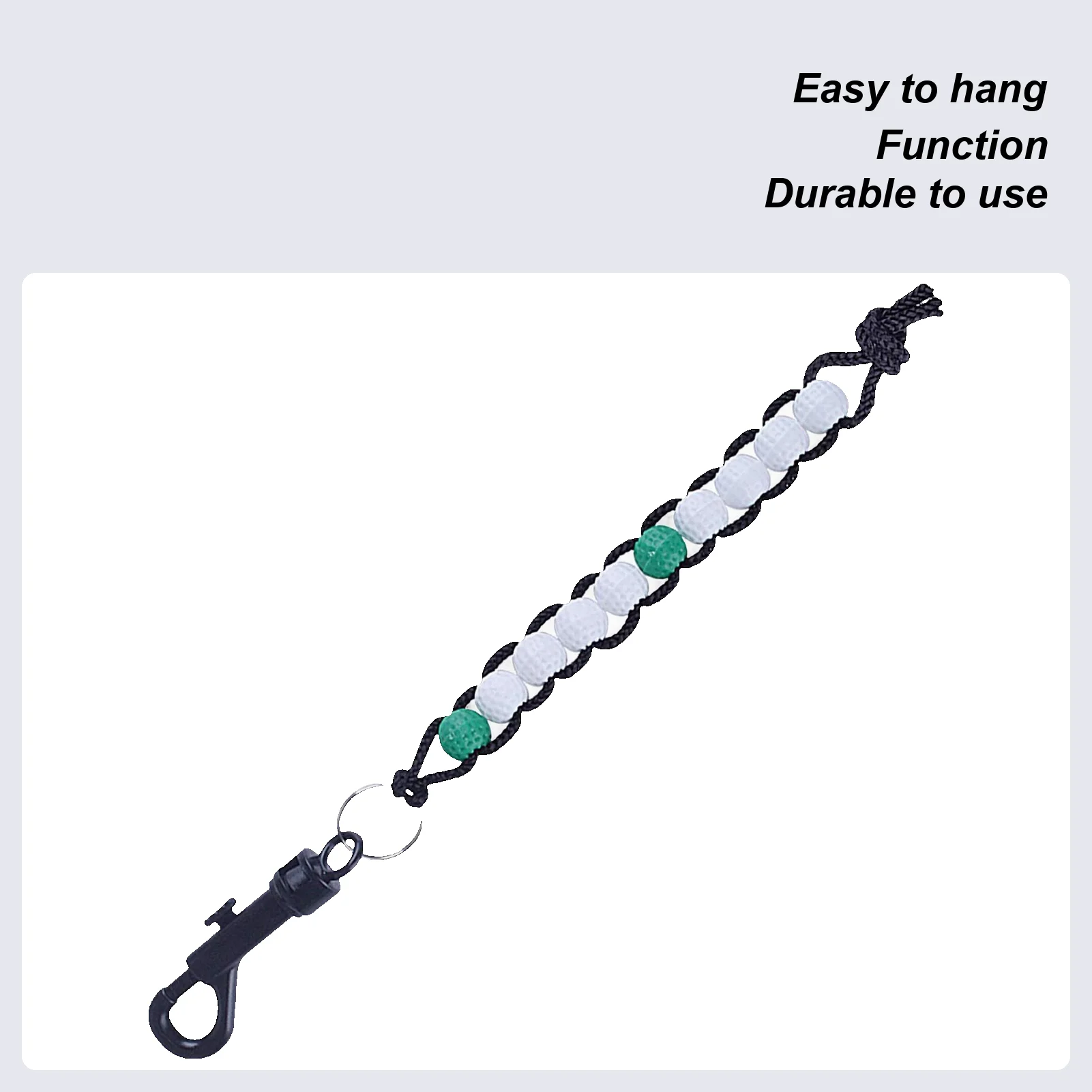 Golf Score Counter Golf Strokes Score Counter Plastic Golf Ball Beads Putt Counter Training Accessories Aids Easy To Use
Golf Score Counter Golf Strokes Score Counter Plastic Golf Ball Beads Putt Counter Training Accessories Aids Easy To Use