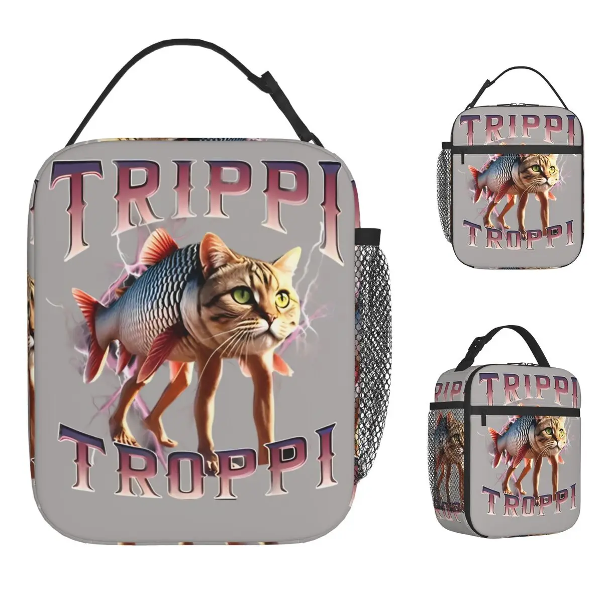 Trippi Troppi Italian Brainrot Meme Lunch Bag Vintage Lunch Box Women School Portable Cooler Bag Oxford Print Thermal Lunch Bags
Trippi Troppi Italian Brainrot Meme Lunch Bag Vintage Lunch Box Women School Portable Cooler Bag Oxford Print Thermal Lunch Bags