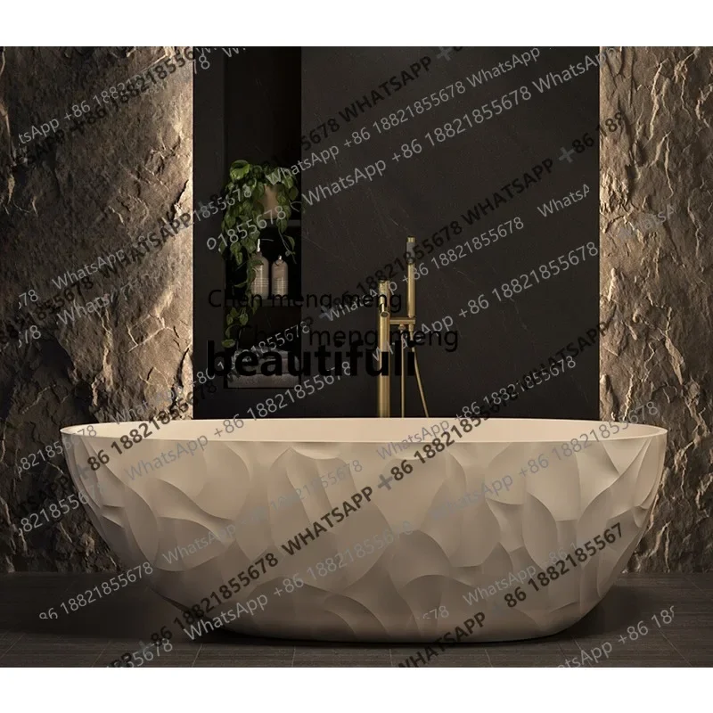 X Artificial stone bathtub home hotel villa B&B integrated freestanding bathtub
X Artificial stone bathtub home hotel villa B&B integrated freestanding bathtub