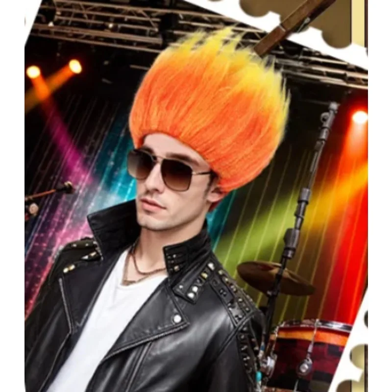 Bright Orange Flame Wig - Spiky Anime Cosplay Wig for Halloween Angry Costume, Lightweight Synthetic Wig for Adults Unisex
Bright Orange Flame Wig - Spiky Anime Cosplay Wig for Halloween Angry Costume, Lightweight Synthetic Wig for Adults Unisex