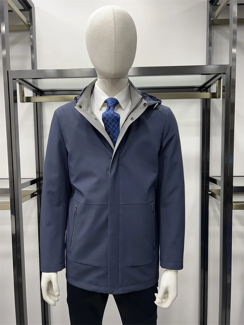 Мужская весенняя новая модная городская куртка Non-Saints, повседневная, со съемным капюшоном, деловая, с длинными рукавами, для мужчин среднего возраста
Мужская весенняя новая модная городская куртка Non-Saints, повседневная, со съемным капюшоном, деловая, с длинными рукавами, для мужчин среднего возраста