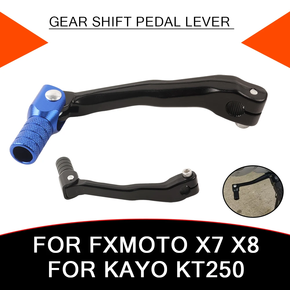 For KAYO KT250 KT 250 For FXMOTO X7 X8 X 7 X 8 Motorcycle Accessories CNC Foldable Gear Shift Lever Shifter Pedal Pad Rod Parts
For KAYO KT250 KT 250 For FXMOTO X7 X8 X 7 X 8 Motorcycle Accessories CNC Foldable Gear Shift Lever Shifter Pedal Pad Rod Parts