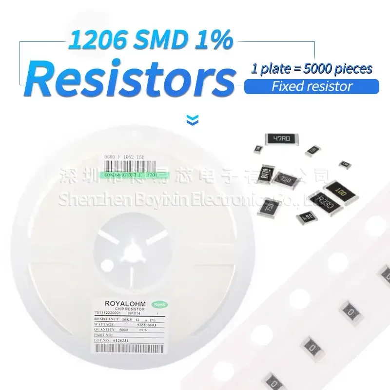 5000Pcs 1206 1% 1R 2R 3R 4R 5.6R 10R 20R 30R 40R 56R 68R 82R 0.1R 100R 220R 470R 1K 10K 20K 33K 82K
5000Pcs 1206 1% 1R 2R 3R 4R 5.6R 10R 20R 30R 40R 56R 68R 82R 0.1R 100R 220R 470R 1K 10K 20K 33K 82K