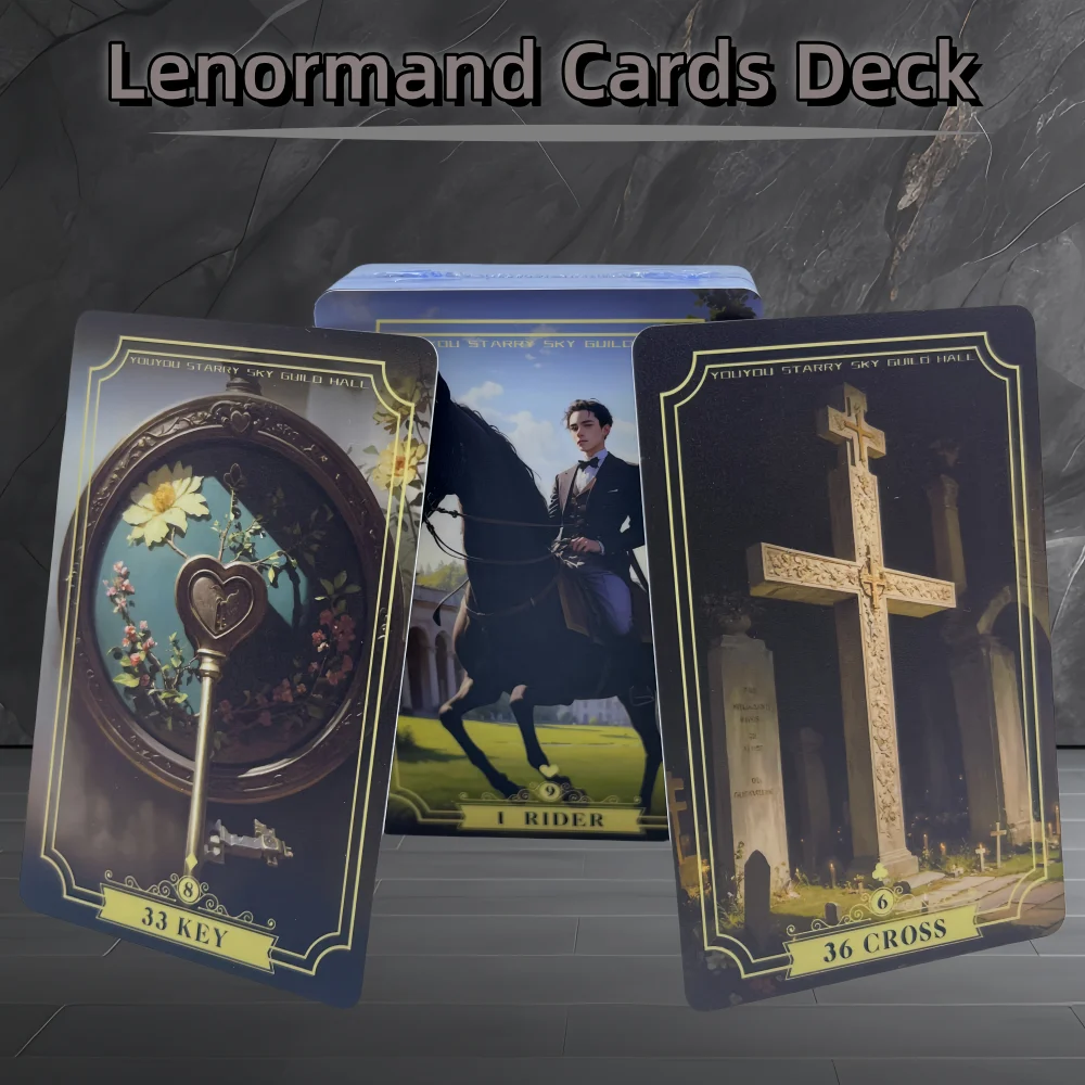 Высокое качество ПВХ водонепроницаемый материал 42 шт. колода карт Lenormand JK Manor обновленная колода Oracle Divinate Fortune Tell настольная игра
Высокое качество ПВХ водонепроницаемый материал 42 шт. колода карт Lenormand JK Manor обновленная колода Oracle Divinate Fortune Tell настольная игра