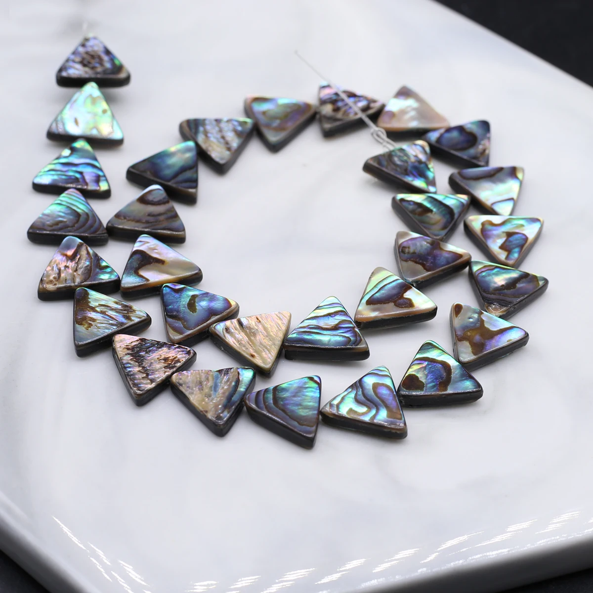Fine Natural Abalone Shell Triangle Loose Beads Charms Making DIY Necklace Earrings Jewelry Bracelet Pendant Accessories 14''
Fine Natural Abalone Shell Triangle Loose Beads Charms Making DIY Necklace Earrings Jewelry Bracelet Pendant Accessories 14''