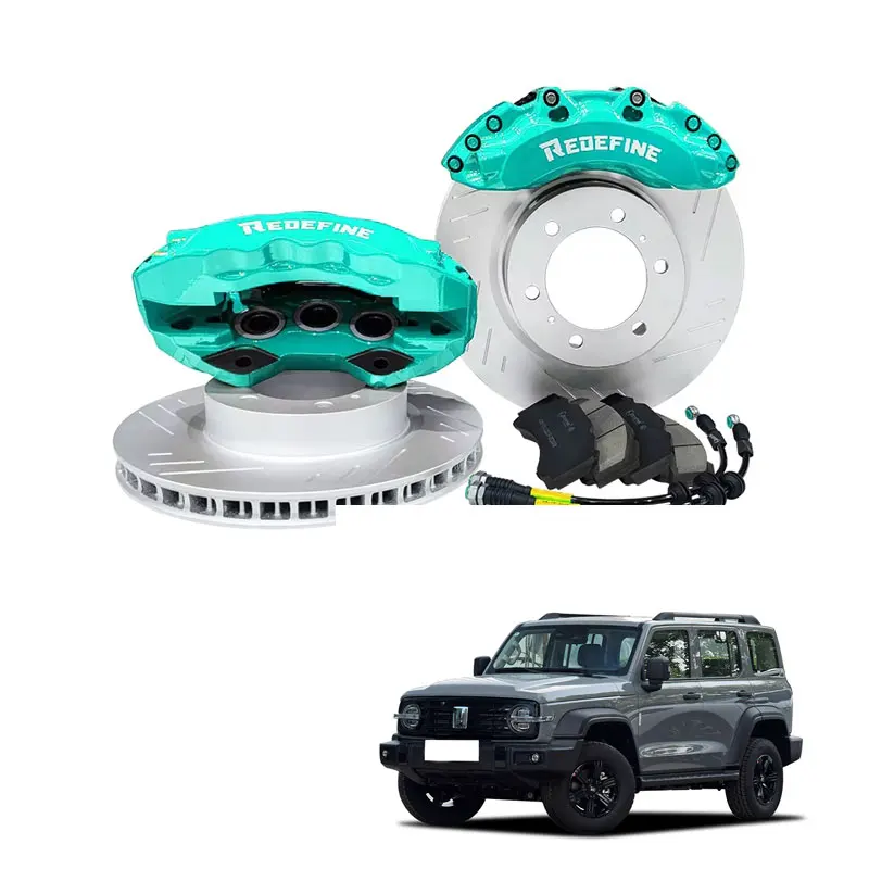 High Performance Auto Brake System 6 Pots Brake Calipers Pads Discs Forged Aluminum Alloy Front Big Brake Kit For GWM Tank 300
High Performance Auto Brake System 6 Pots Brake Calipers Pads Discs Forged Aluminum Alloy Front Big Brake Kit For GWM Tank 300