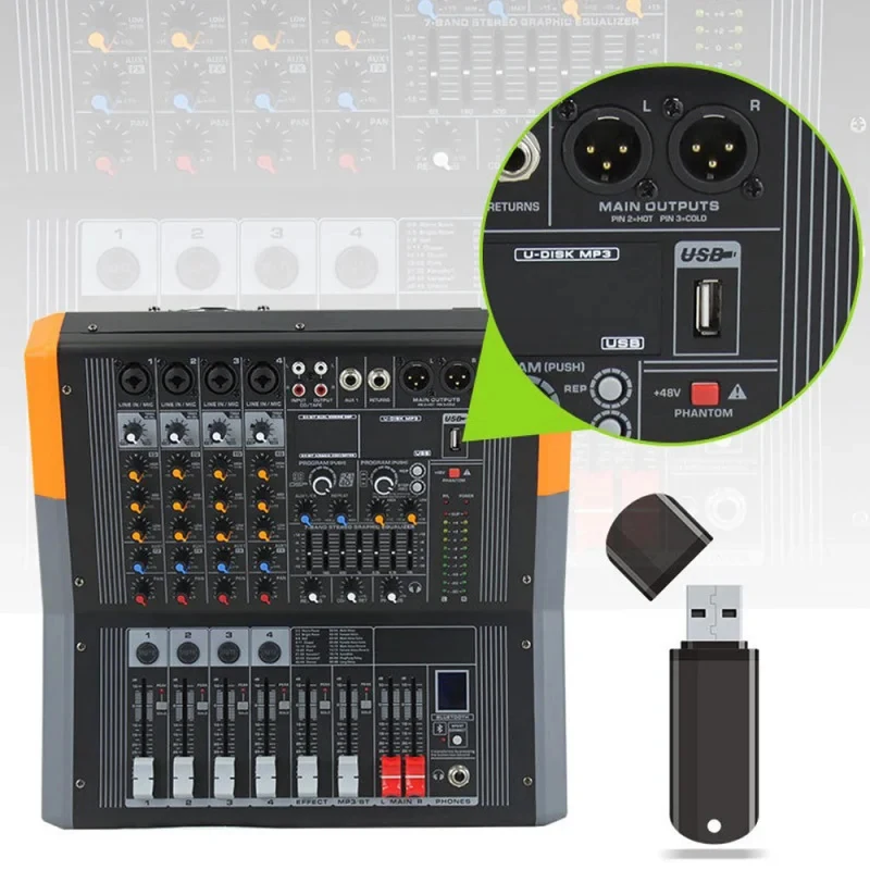 EP4DProfessional mixing console with built-in amplifier99SpeciesDSPEffectUSBBluetooth reverb effect processor
EP4DProfessional mixing console with built-in amplifier99SpeciesDSPEffectUSBBluetooth reverb effect processor