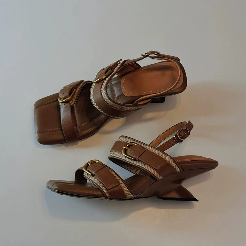 Designer Women's Sandals Square Toe High Heels Shoes New Woman Slippers Fashion Pumps Sexy Open Toe Shoes Mujer Flip Flops
Designer Women's Sandals Square Toe High Heels Shoes New Woman Slippers Fashion Pumps Sexy Open Toe Shoes Mujer Flip Flops