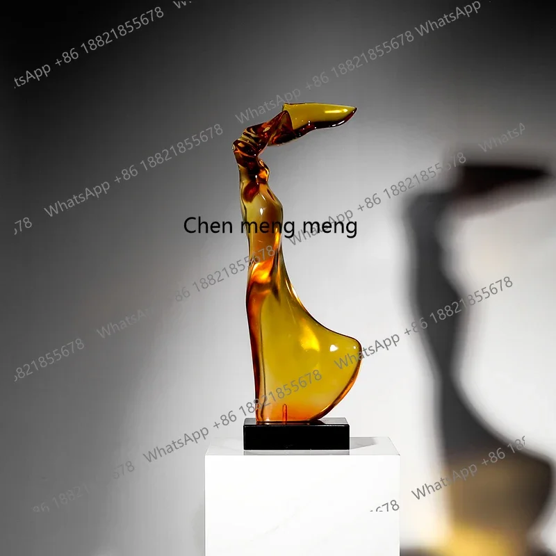 Abstract resin sculpture blessing ornament hotel porch glazed modern style model room
Abstract resin sculpture blessing ornament hotel porch glazed modern style model room
