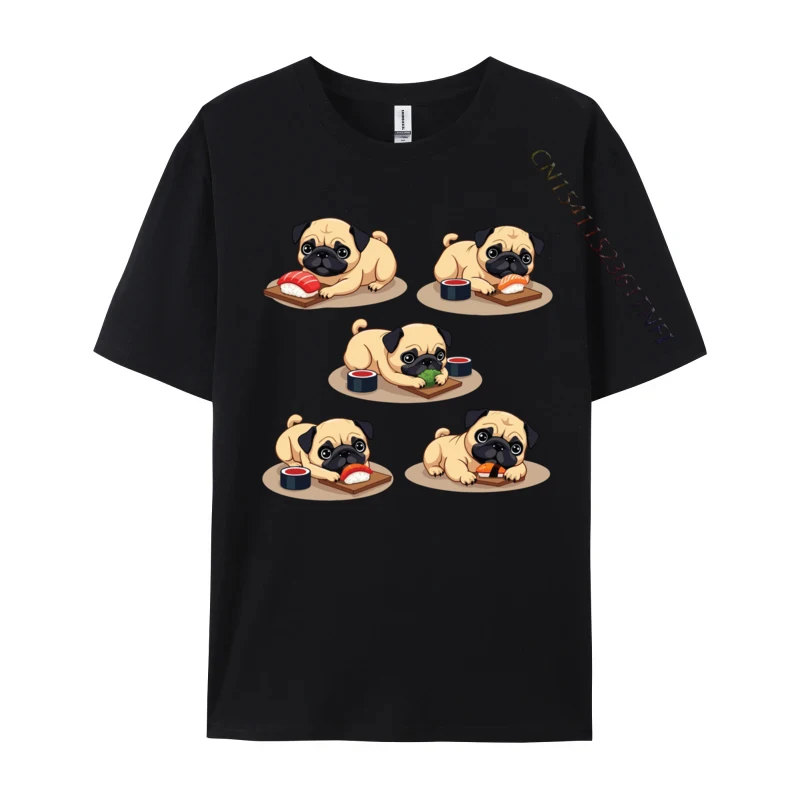 Normal T-shirts Adorable Pug With Sushi Design Dog Japanese Lovers Funny Tops Shirts Coupons Pure Cotton Harajuku Tee Shirt
Normal T-shirts Adorable Pug With Sushi Design Dog Japanese Lovers Funny Tops Shirts Coupons Pure Cotton Harajuku Tee Shirt