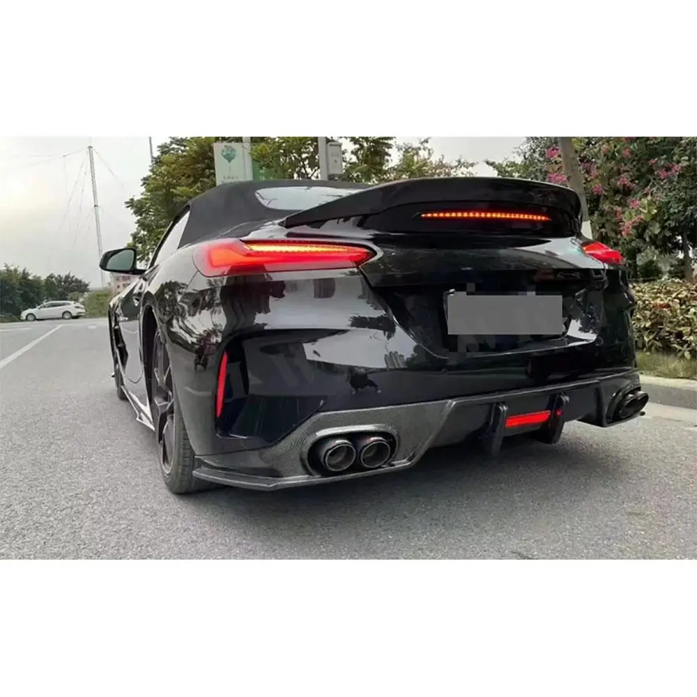 JCYECF задний бампер из углеродного волокна, диффузор, спойлер с подсветкой для BMW Z4 G29 2019 2020 2021, FRP, Стайлинг автомобиля 
JCYECF задний бампер из углеродного волокна, диффузор, спойлер с подсветкой для BMW Z4 G29 2019 2020 2021, FRP, Стайлинг автомобиля