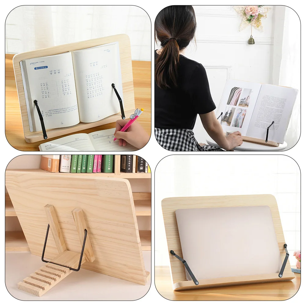 Wooden Reading Rack Pine Solid Small Size Adjustable Angle Book Holder Desktop Kids Learning Music Rack
Wooden Reading Rack Pine Solid Small Size Adjustable Angle Book Holder Desktop Kids Learning Music Rack