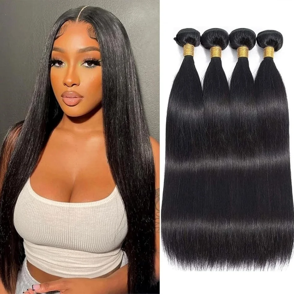 10 30 Inches Straight Human Hair Bundles Human Hair Natural Color Raw Hair Extensions Black Remy Weave For Women 3 4 Bundles
10 30 Inches Straight Human Hair Bundles Human Hair Natural Color Raw Hair Extensions Black Remy Weave For Women 3 4 Bundles