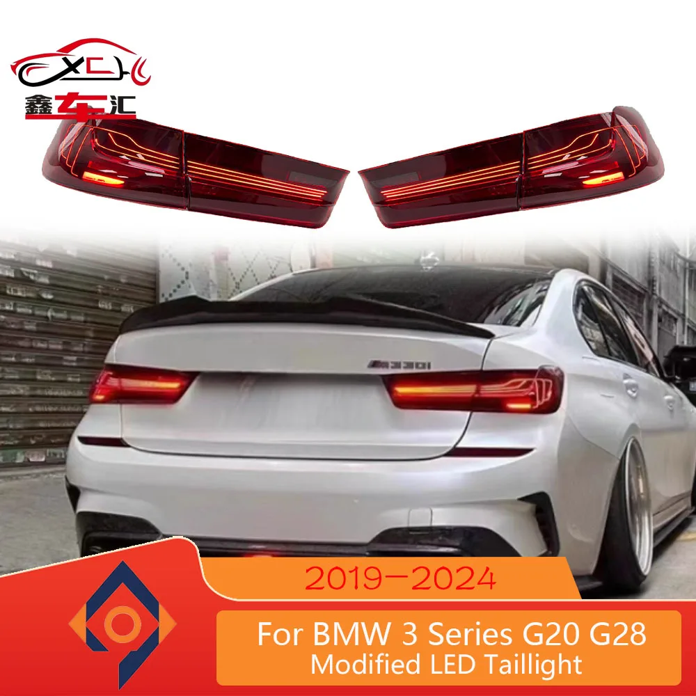 Для BMW 3 серии G20 G28 320i 325i 330i 2020-2024: Обновленные задние фонари CSL LED с динамическим миганием, комплект задних фар в сборе
Для BMW 3 серии G20 G28 320i 325i 330i 2020-2024: Обновленные задние фонари CSL LED с динамическим миганием, комплект задних фар в сборе