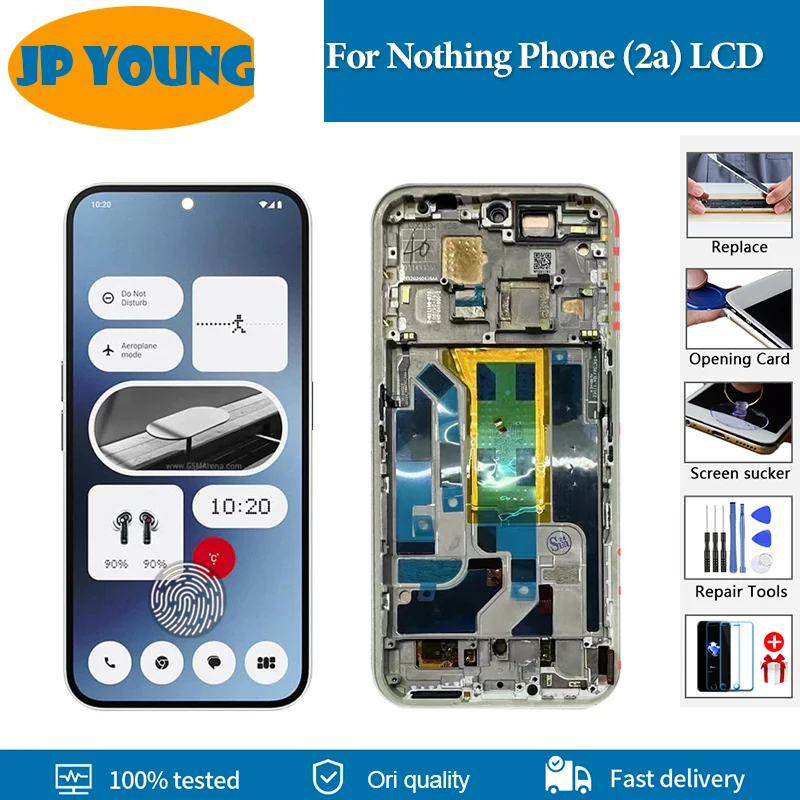 6,7 "AMOLED для телефона Nothing 2A ЖК-дисплей A142, дигитайзер сенсорного экрана в сборе для телефона Nothing (2a), запасные части для ЖК-дисплея
6,7 "AMOLED для телефона Nothing 2A ЖК-дисплей A142, дигитайзер сенсорного экрана в сборе для телефона Nothing (2a), запасные части для ЖК-дисплея