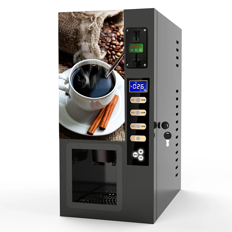 Tabletop Coffee Machine Mini Coffee Vending Machine With 3 Hot Drinks
Tabletop Coffee Machine Mini Coffee Vending Machine With 3 Hot Drinks