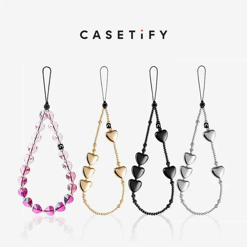 CASETiFY Phone Charm Hands-Free Phone Wrist Strap Heart/Pearl/Bow/Star/Marine/Sugar Rush/Fruit/Cupid Classic Pearl Aquarius Arie
CASETiFY Phone Charm Hands-Free Phone Wrist Strap Heart/Pearl/Bow/Star/Marine/Sugar Rush/Fruit/Cupid Classic Pearl Aquarius Arie