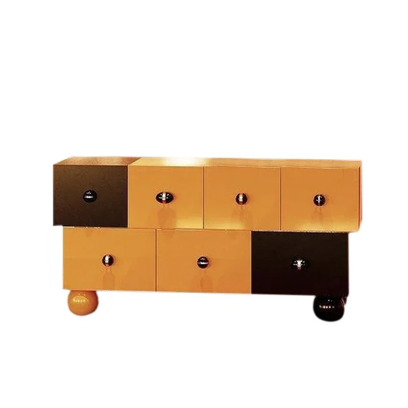 French antique color matching solid wood dining side home retro style storage against the wall cabinetHY
French antique color matching solid wood dining side home retro style storage against the wall cabinetHY