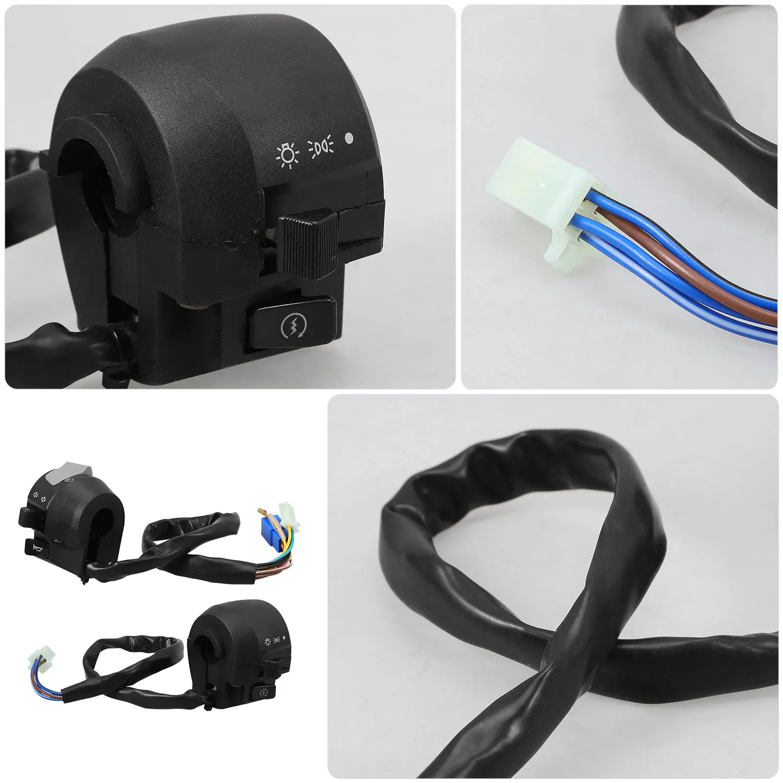 2Pcs Motorcycle Accessories Handlebar Switch 7/8Inch Refit Control Plastic Turn Signal Headlight Horn Switch Replacement Parts
2Pcs Motorcycle Accessories Handlebar Switch 7/8Inch Refit Control Plastic Turn Signal Headlight Horn Switch Replacement Parts