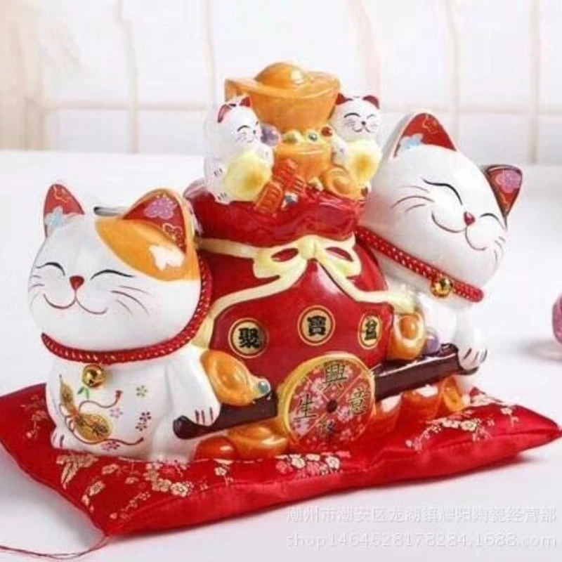 Ceramic Craft Money Boxes Couple's Money Cat Opening Gift Money Boxes Display Items Home Accessories O Mealheiro YSCXG
Ceramic Craft Money Boxes Couple's Money Cat Opening Gift Money Boxes Display Items Home Accessories O Mealheiro YSCXG