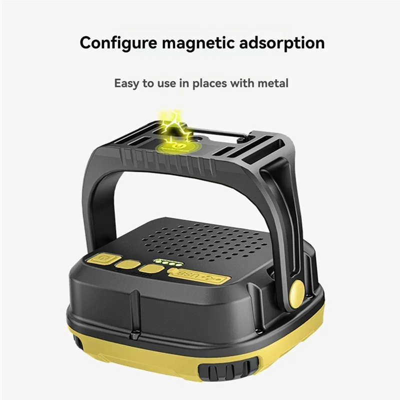 AEF6-Portable LED Spotlight Lantern Strong Light Flashlight Outdoor Camping Fishing Emergency Rechargeable Worklamp Yellow
AEF6-Portable LED Spotlight Lantern Strong Light Flashlight Outdoor Camping Fishing Emergency Rechargeable Worklamp Yellow