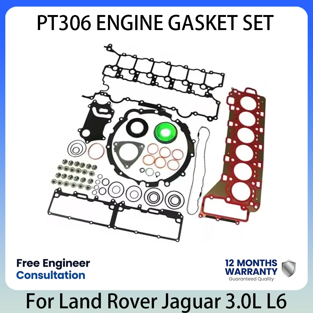 Engine Full Gasket Set OE Compatible For Land Rover Jaguar XF XJ PT306 3.0L 3.0 L T L6 GAS Engine Overhaul Repair Parts 20-26
Engine Full Gasket Set OE Compatible For Land Rover Jaguar XF XJ PT306 3.0L 3.0 L T L6 GAS Engine Overhaul Repair Parts 20-26