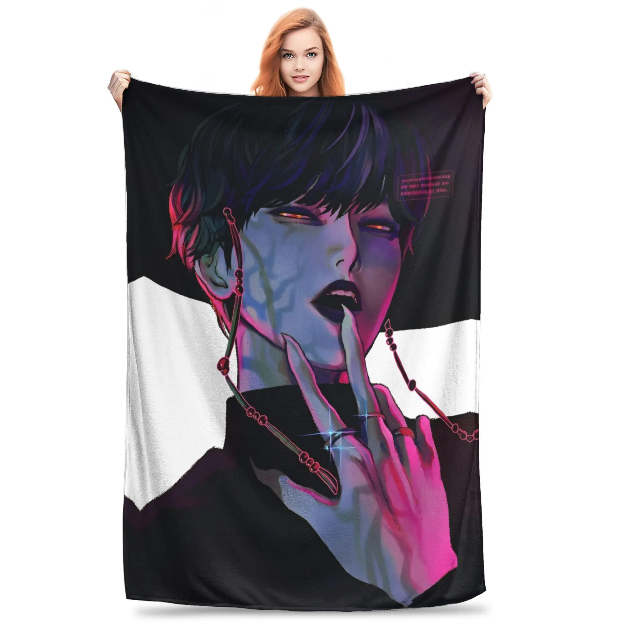 KPop Demon Hunters Anime Plush Blanket Child Flannel Bedding Throws For Couch Bed Soft Warm Custom Quality Bedspread Gift Idea
KPop Demon Hunters Anime Plush Blanket Child Flannel Bedding Throws For Couch Bed Soft Warm Custom Quality Bedspread Gift Idea
