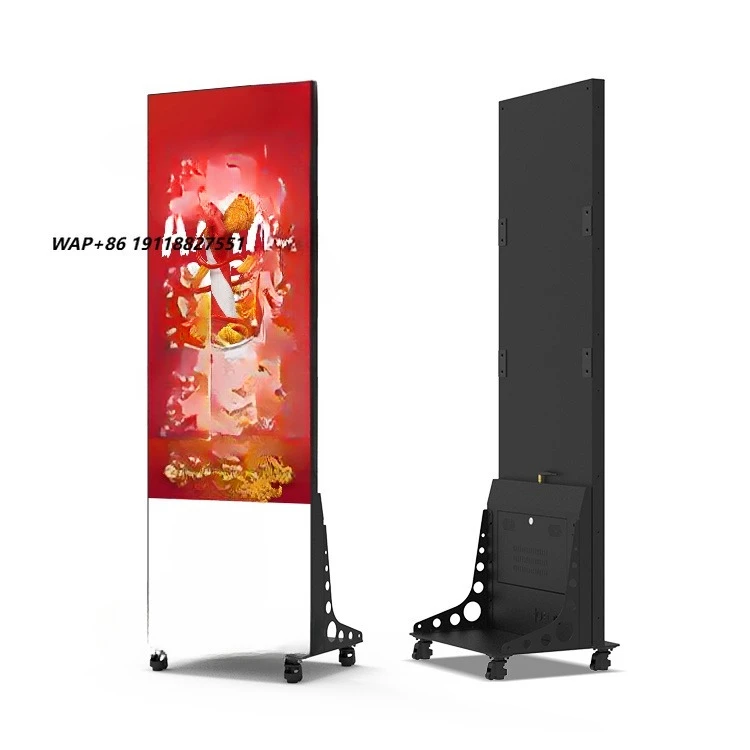 High Brightness Portable Smart Advertising Player P2.5 P2.0 P1.86 Movable Led Advertising Poster Display Stand
High Brightness Portable Smart Advertising Player P2.5 P2.0 P1.86 Movable Led Advertising Poster Display Stand