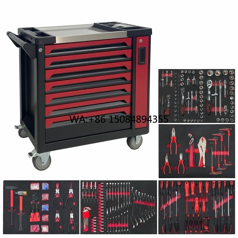 OEM Tool Cabinet Garage Storage Box Professional Repair 420pcs Tools Stainless Steel Top Chest SPCC Trolley Workshop Equipment
OEM Tool Cabinet Garage Storage Box Professional Repair 420pcs Tools Stainless Steel Top Chest SPCC Trolley Workshop Equipment