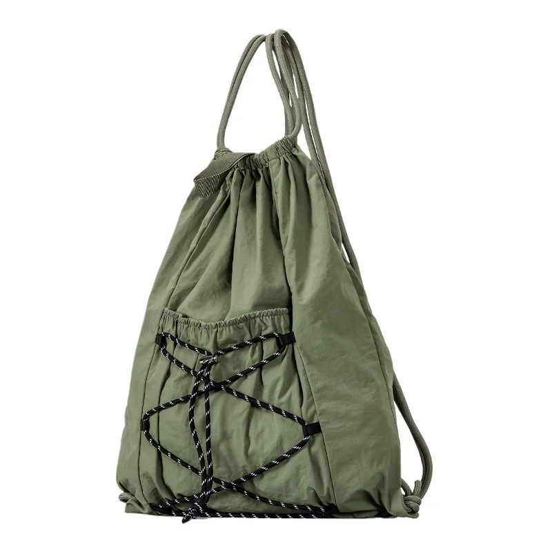 Lightweight Nylon Drawstring Backpack Large Capacity Hiking School Bag for Men Women Teen Students
Lightweight Nylon Drawstring Backpack Large Capacity Hiking School Bag for Men Women Teen Students