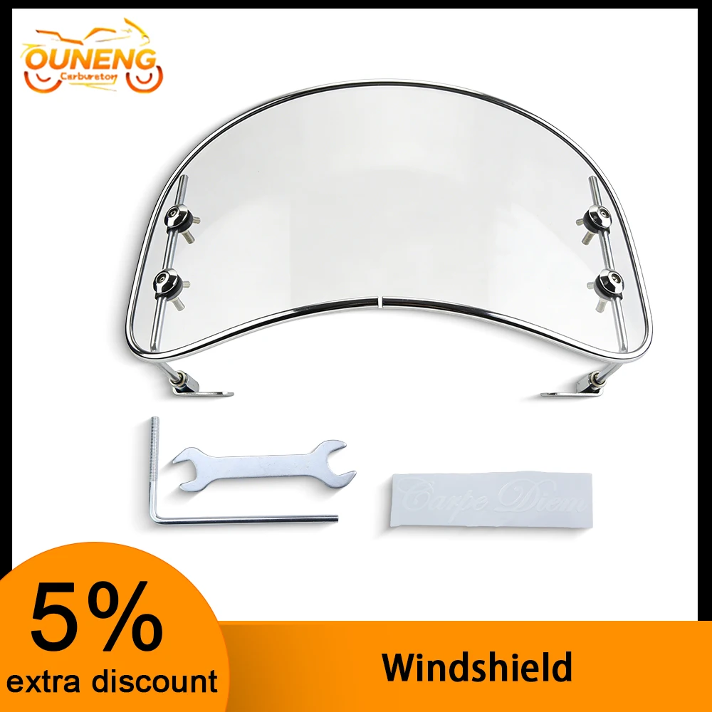 Motorcycle Front Wind Deflector Transparent Wind Shield Wind Cover Easy To Install Suitable For Motorcycle And Scooter
Motorcycle Front Wind Deflector Transparent Wind Shield Wind Cover Easy To Install Suitable For Motorcycle And Scooter