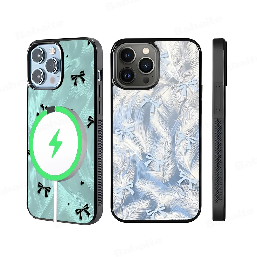 Luxury Laser Silver Bow Knot Phone Case Magnetic Case For IPhone 16 14 13 12 15 Pro Max Plus For Magsafe Wireless Charge Cover
Luxury Laser Silver Bow Knot Phone Case Magnetic Case For IPhone 16 14 13 12 15 Pro Max Plus For Magsafe Wireless Charge Cover