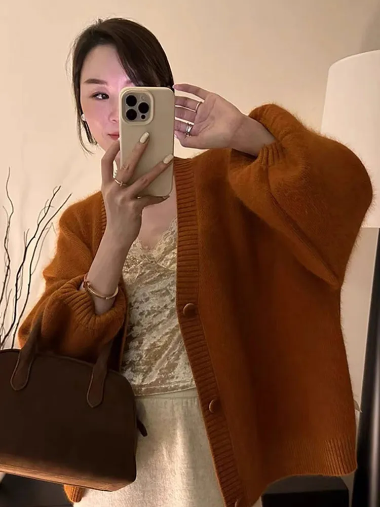 Свитер Loomed Camere Long Sve Верхняя одежда Свободного кроя Thiened Удобный женский вязаный открытый кардиган Simple Colo...
Свитер Loomed Camere Long Sve Верхняя одежда Свободного кроя Thiened Удобный женский вязаный открытый кардиган Simple Colo...