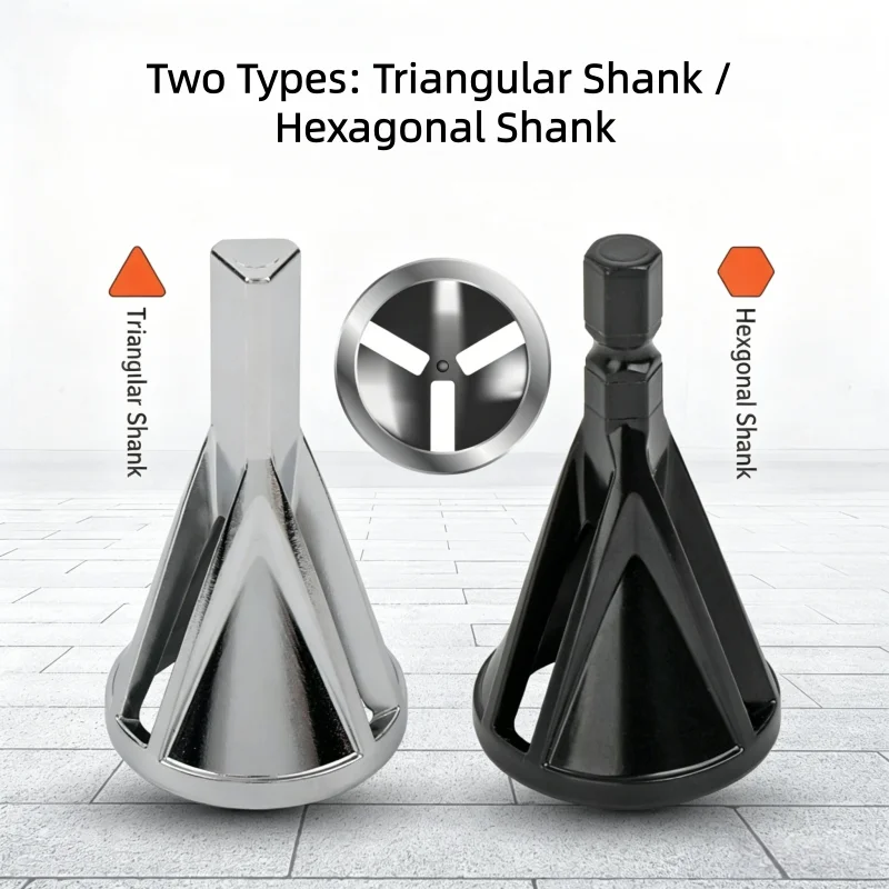 Deburring External Chamfer Chamfering Tools Stainless Steel Drilling Triangle Shanks Hexagonal Threaded Edges Power Drill
Deburring External Chamfer Chamfering Tools Stainless Steel Drilling Triangle Shanks Hexagonal Threaded Edges Power Drill